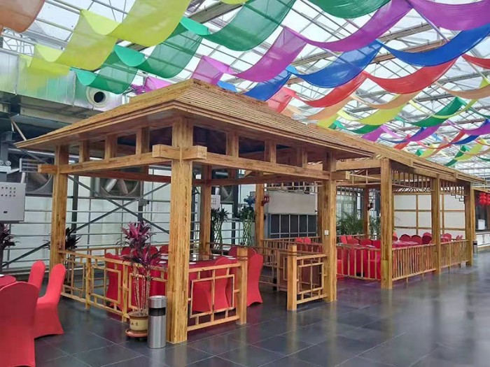 紋絡溫室生態(tài)餐廳